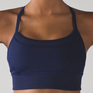 lululemon Fit Physique Bra in Navy Blue